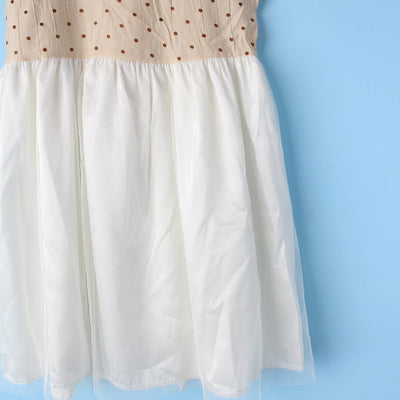 Polished White Themed Girls Frock Set Frock Iluvlittlepeople 