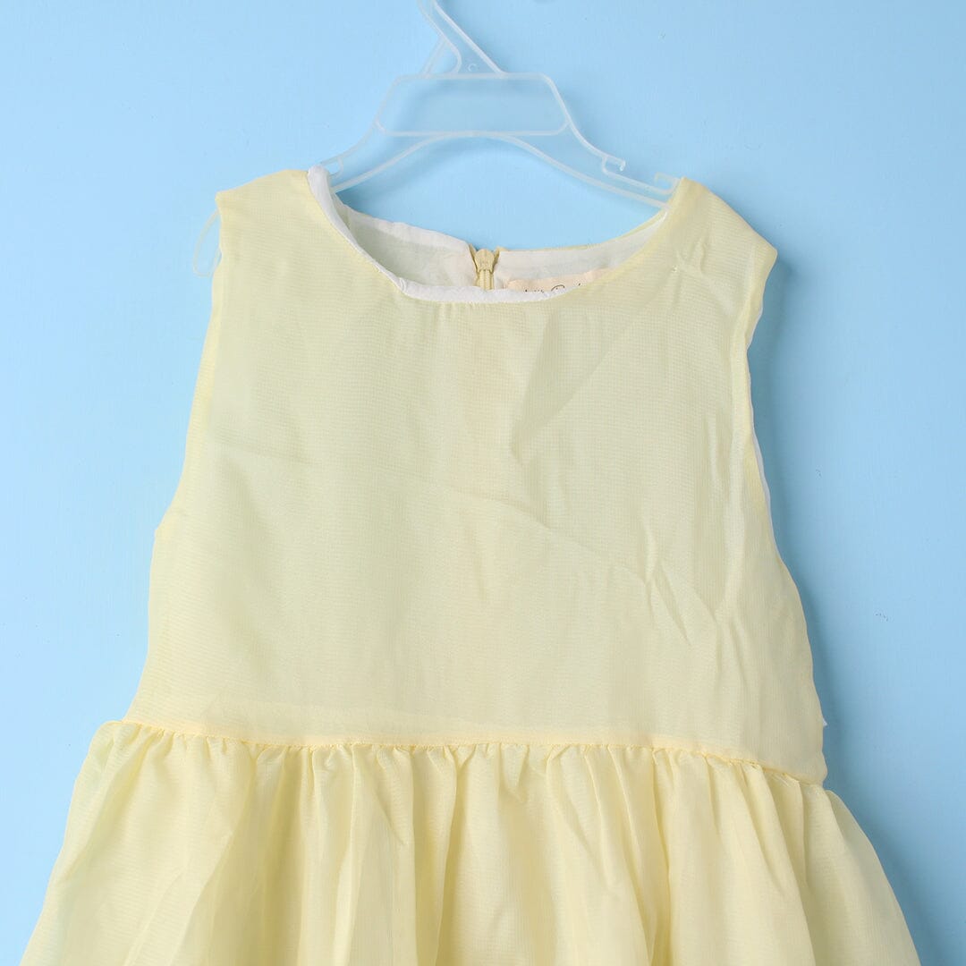 Fantastic Yellow Themed Girls Frock Set Frock Iluvlittlepeople 