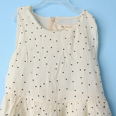 Stylish Creamy White Themed Girls Frock Set Frock Iluvlittlepeople 