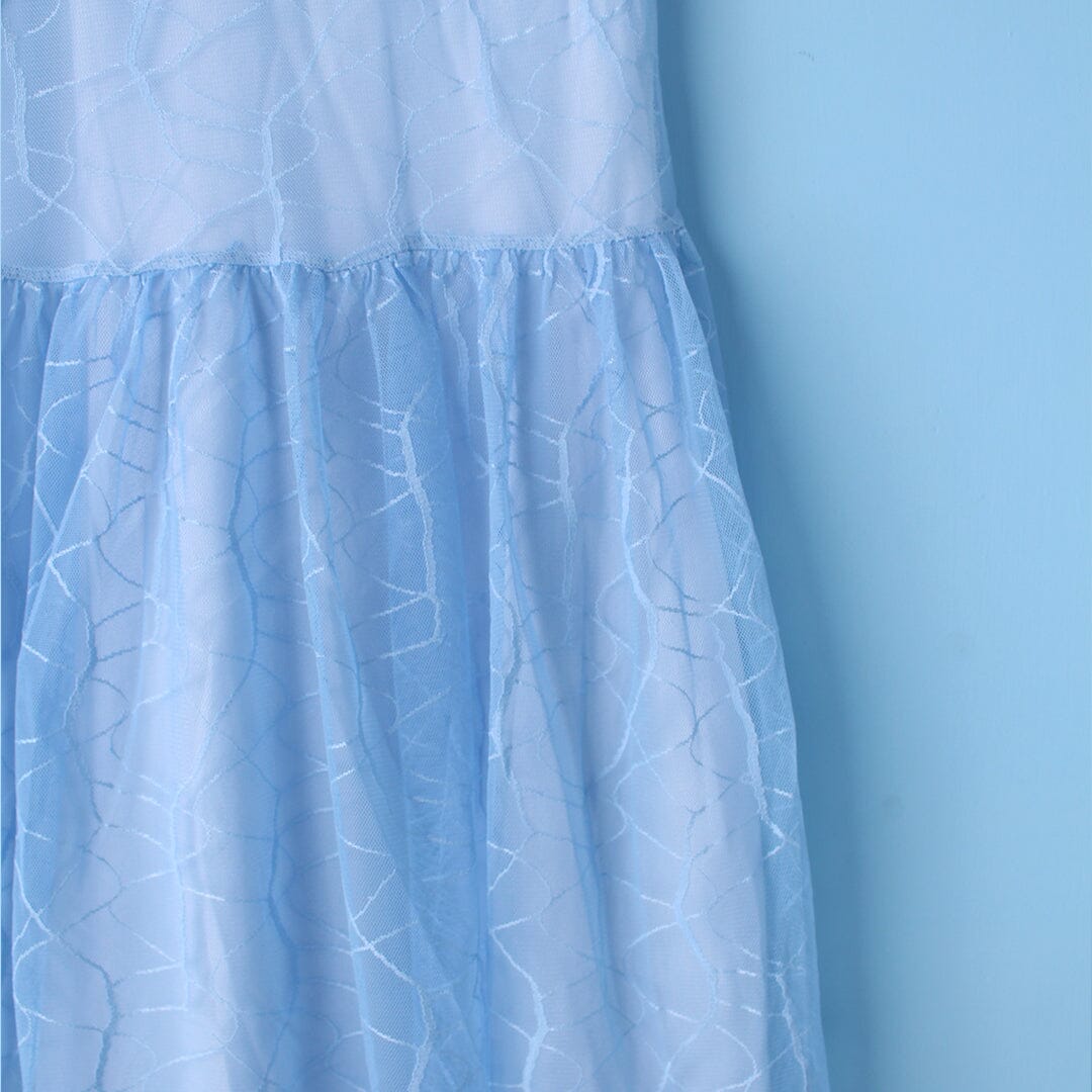 Fancy Blue Themed Girls Frock Set Frock Iluvlittlepeople 