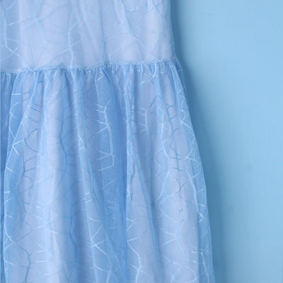 Fancy Blue Themed Girls Frock Set Frock Iluvlittlepeople 