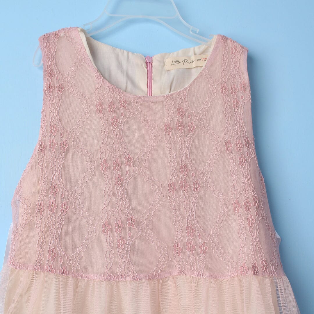 Sweet Pink Themed Girls Frock Set Frock Iluvlittlepeople 