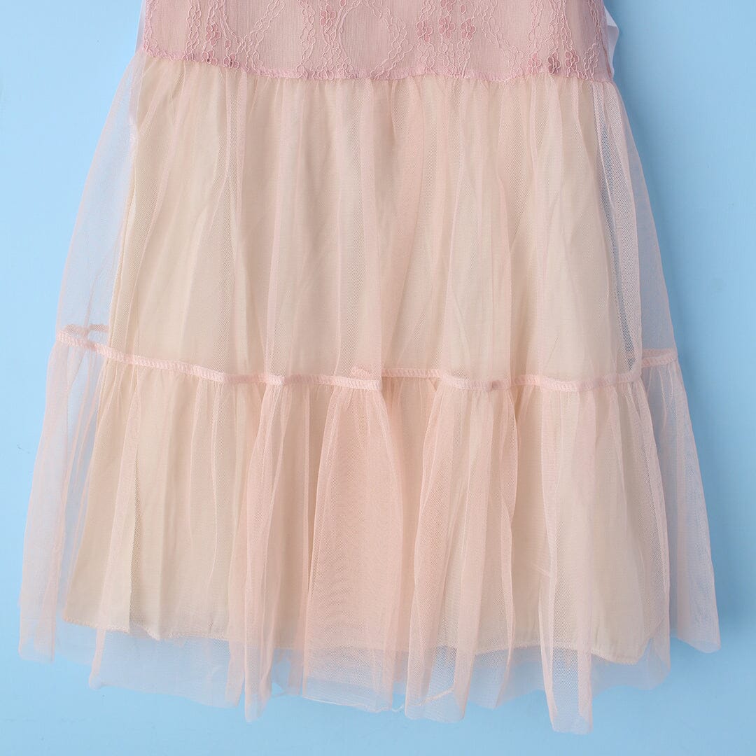 Sweet Pink Themed Girls Frock Set Frock Iluvlittlepeople 