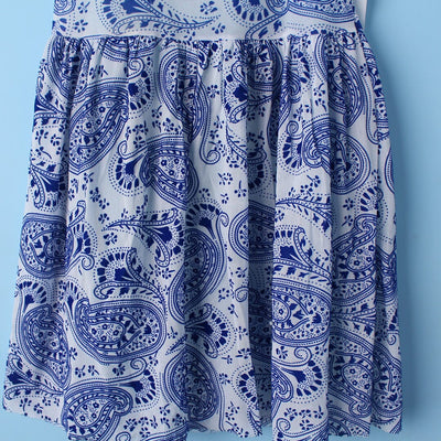 Fancy Blue Themed Girls Frock Set Frock Iluvlittlepeople 