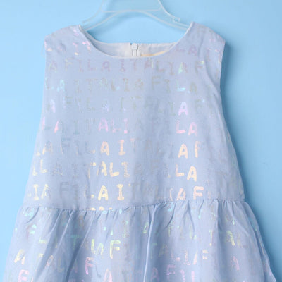 Delighted Blue Themed Girls Frock Set Frock Iluvlittlepeople 