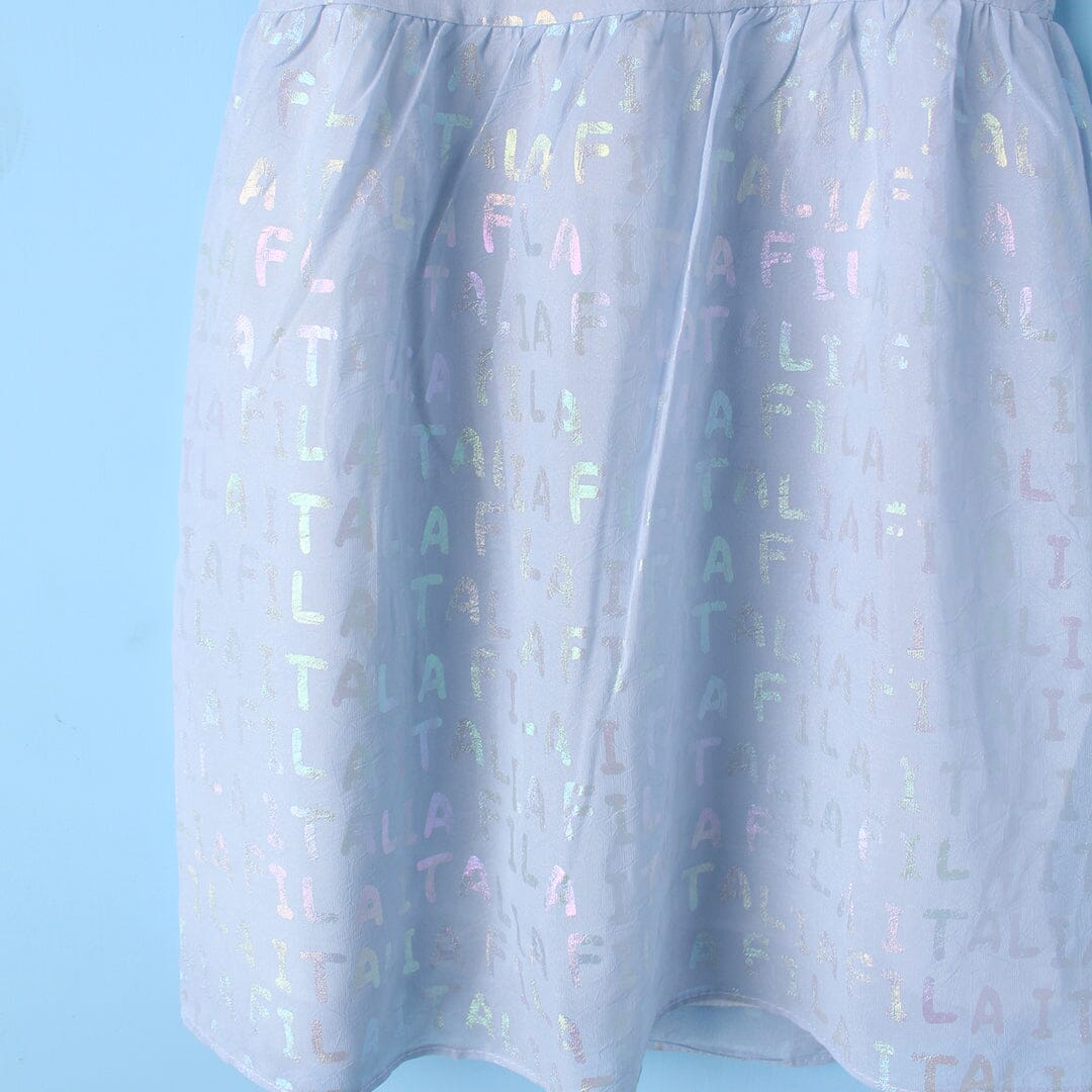 Delighted Blue Themed Girls Frock Set Frock Iluvlittlepeople 