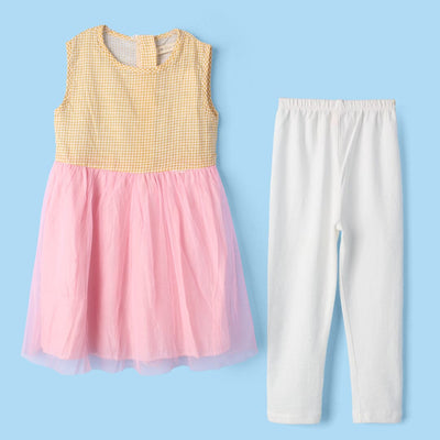 Fantastic Yellow Themed Girls Frock Set Frock Iluvlittlepeople 2-3 Years Yellow Summer