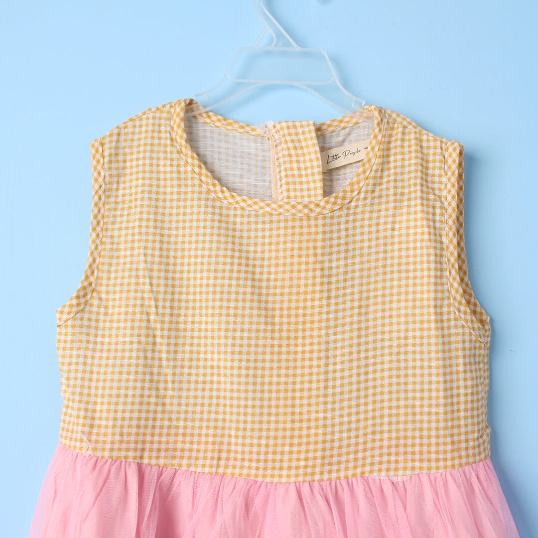 Fantastic Yellow Themed Girls Frock Set Frock Iluvlittlepeople 
