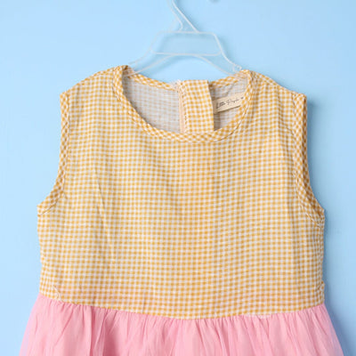 Fantastic Yellow Themed Girls Frock Set Frock Iluvlittlepeople 