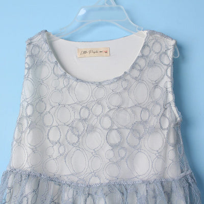 Dream Blue Themed Girls Frock Set Frock Iluvlittlepeople 