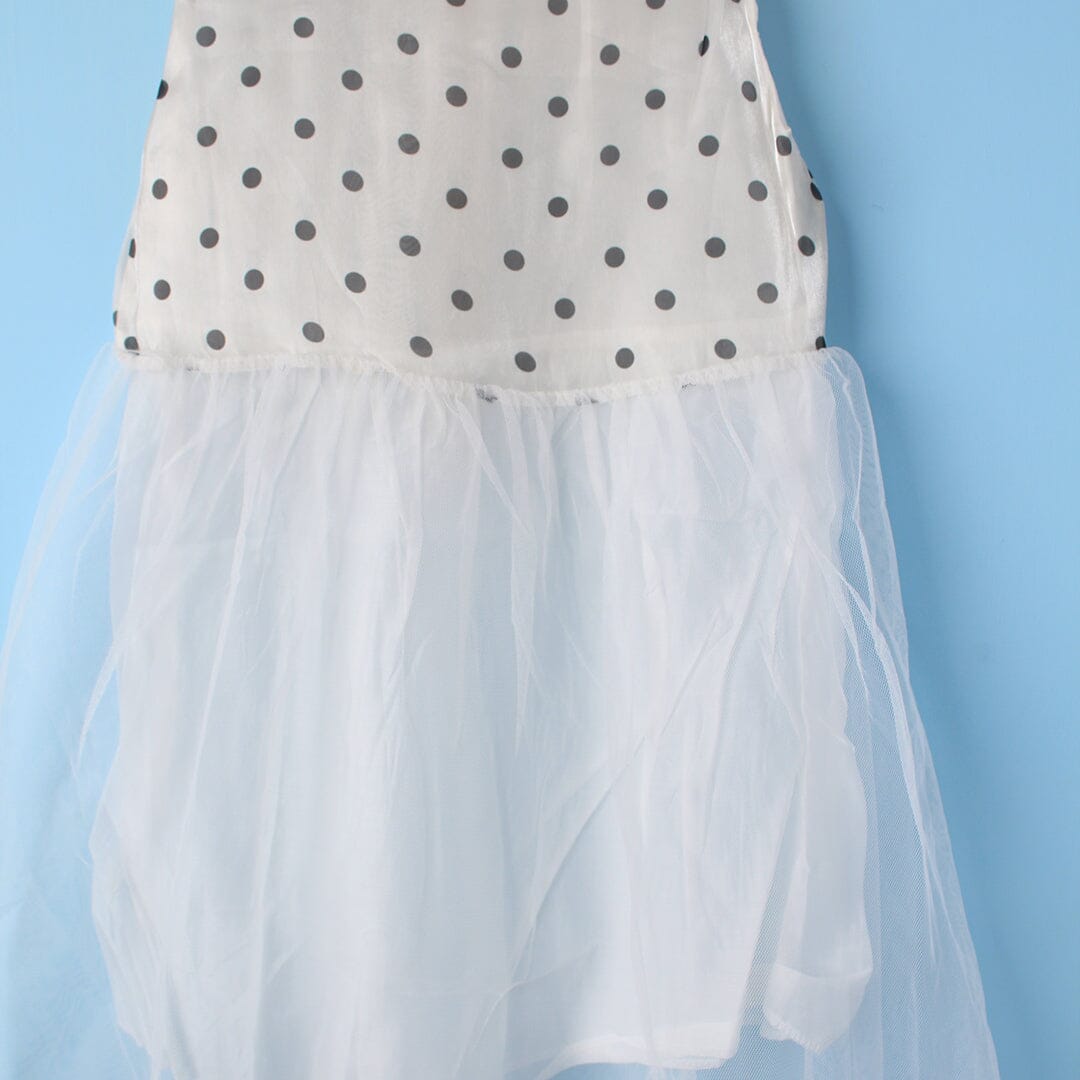 Stylish Creamy White Themed Girls Frock Set Frock Iluvlittlepeople 
