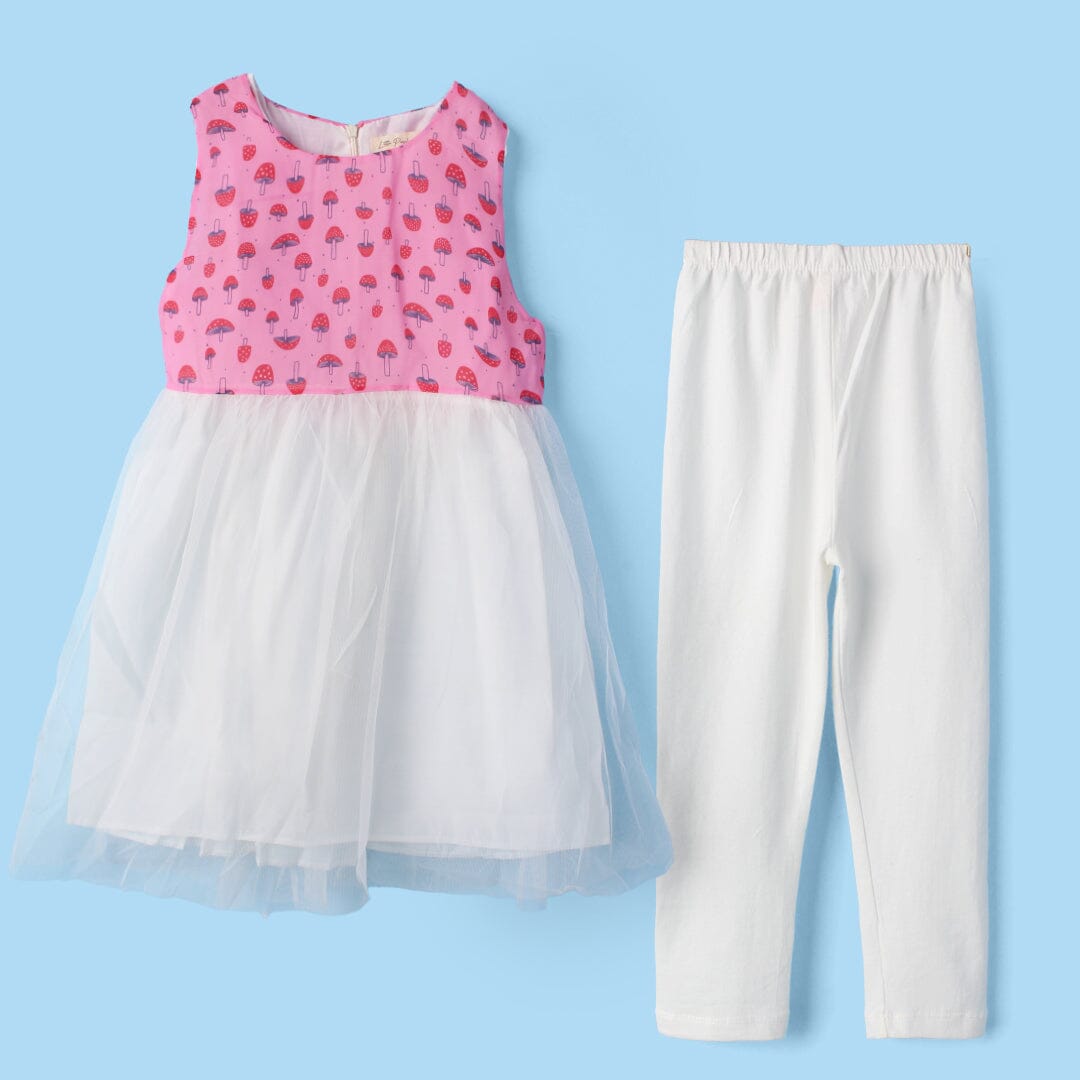 Kink Pink Themed Girls Frock Set Frock Iluvlittlepeople 2-3 Years Pink Summer
