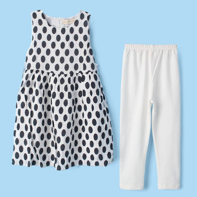 Classic White Themed Girls Frock Set Frock Iluvlittlepeople 2-3 Years White Summer