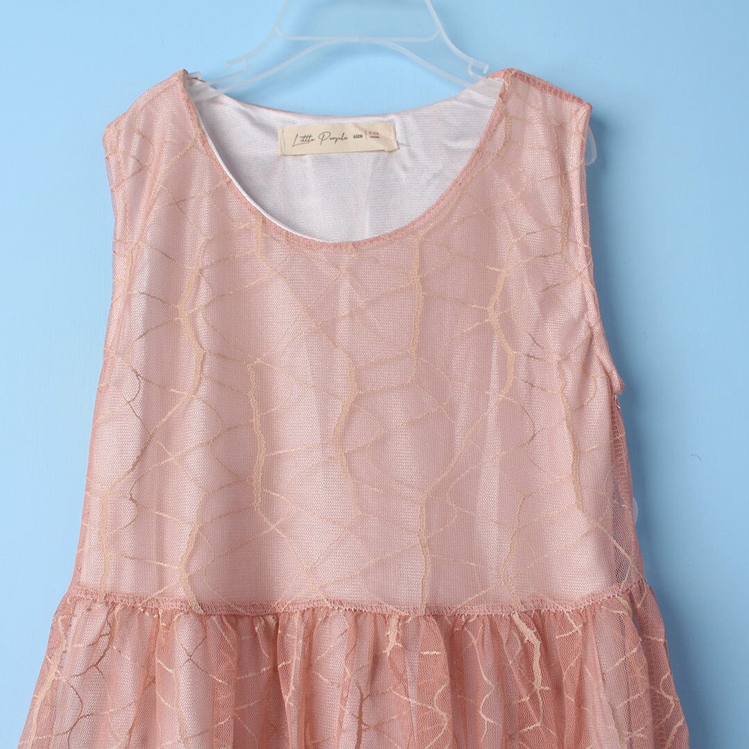 Decent Peach Themed Girls Frock Set Frock Iluvlittlepeople 2-3 Years Peach Summer
