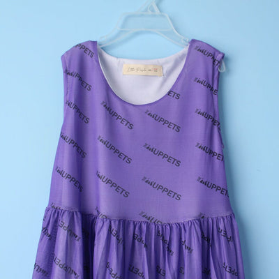 Urge Purple Themed Girls Frock Set Frock Iluvlittlepeople 