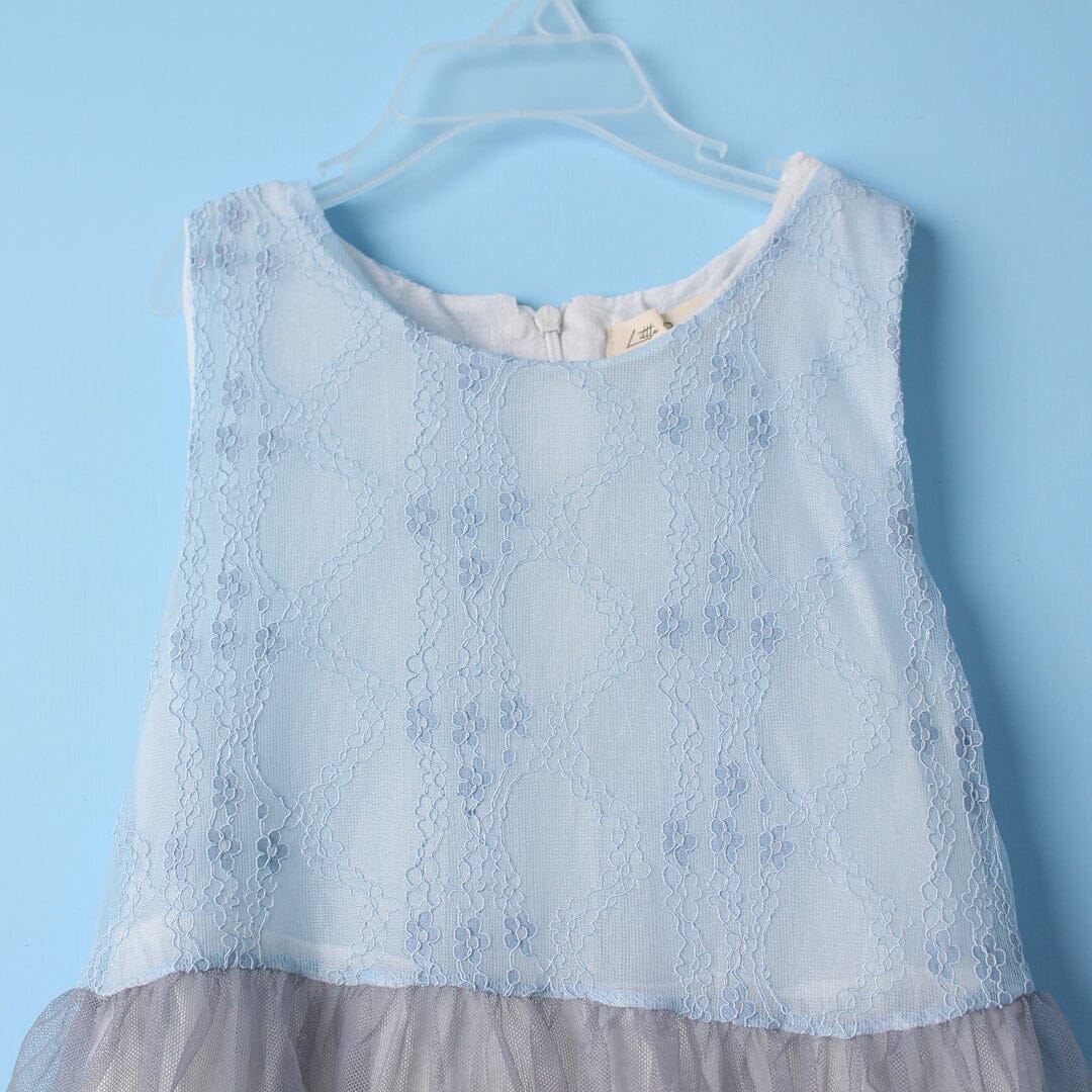 Dream Blue Themed Girls Frock Set Frock Iluvlittlepeople 