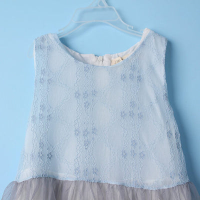 Dream Blue Themed Girls Frock Set Frock Iluvlittlepeople 