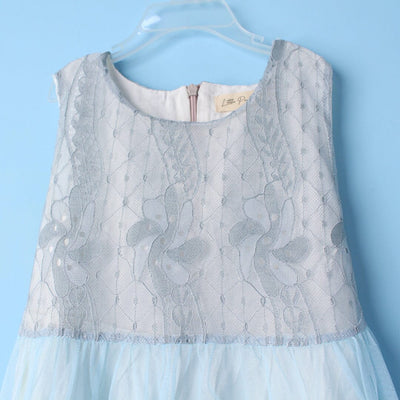 Impulse Blue Themed Girls Frock Set Frock Iluvlittlepeople 