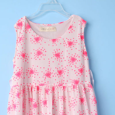 Sweet Pink Themed Girls Frock Set Frock Iluvlittlepeople 