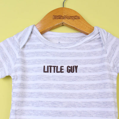 Modern Grey Themed Little Girl Romper Romper Iluvlittlepeople 