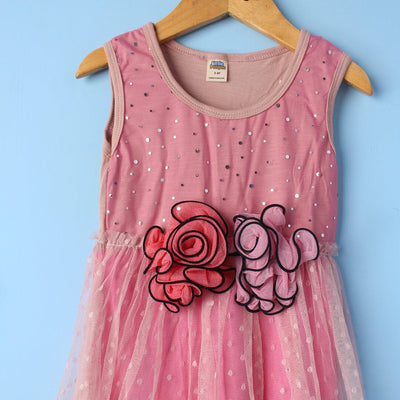 Sweet Pink Themed Girls Frock Frock Iluvlittlepeople 