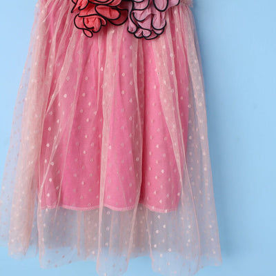Sweet Pink Themed Girls Frock Frock Iluvlittlepeople 