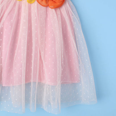 Admire Beige Themed Girls Frock Frock Iluvlittlepeople 