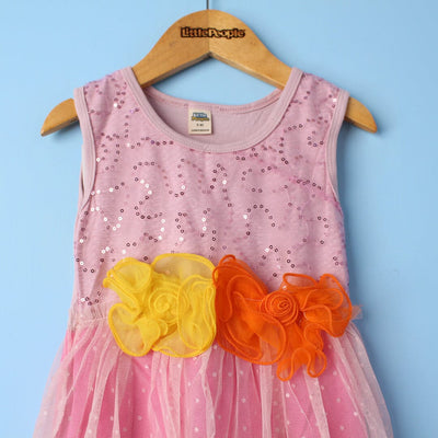 Urge Pink Themed Girls Frock Frock Iluvlittlepeople 