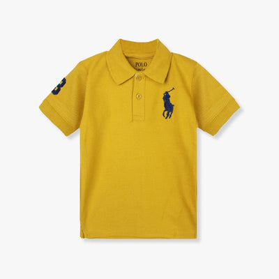 Dashing Mustard Boys Polo Shirt Polo Shirt Iluvlittlepeople 12-18 Months Mustard Summer