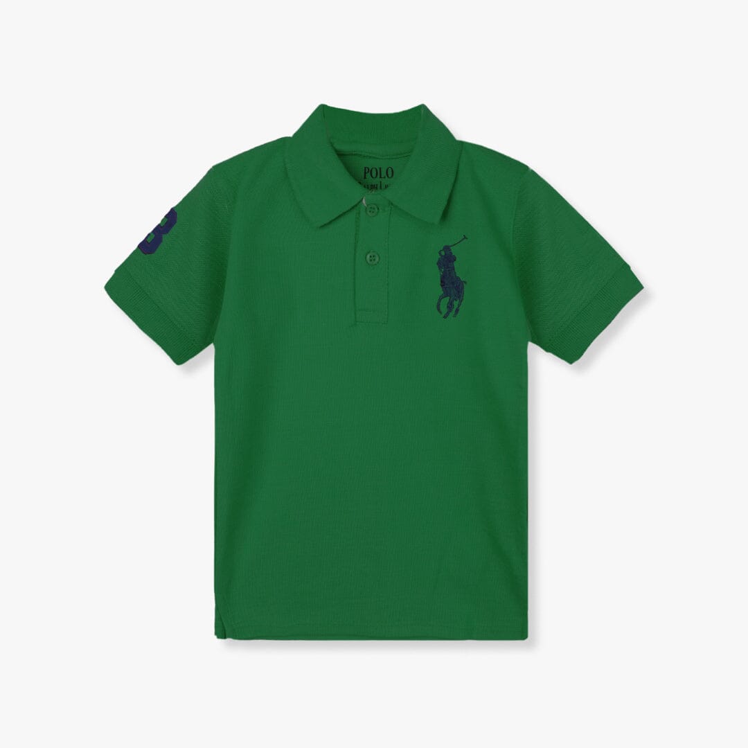 Dashing Green Boys Polo Shirt Polo Shirt Iluvlittlepeople 9-12 Months Green Summer