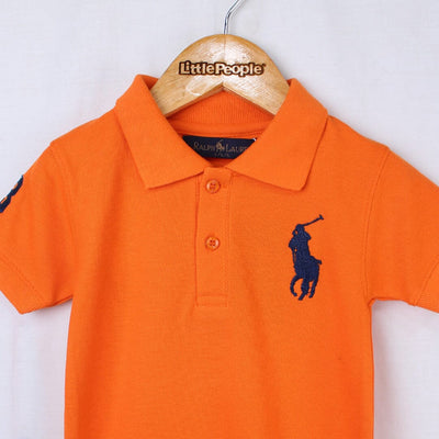 Dashing Orange Boys Polo Shirt Polo Shirt Iluvlittlepeople 