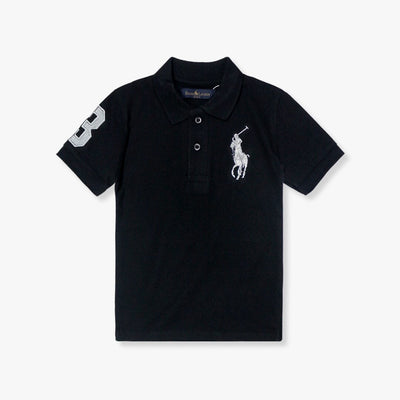 Dashing Black Boys Polo Shirt Polo Shirt Iluvlittlepeople 9-12 Months Black Summer