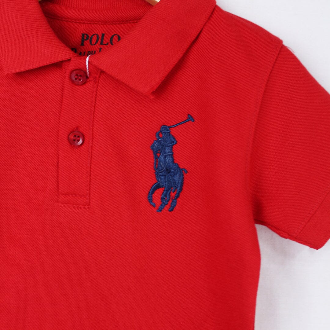 Dashing Red Boys Polo Shirt Polo Shirt Iluvlittlepeople 