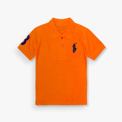 Dashing Orange Boys Polo Shirt Polo Shirt Iluvlittlepeople 9-12 Months Orange Summer