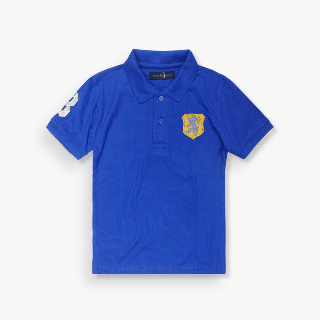 Dashing Blue Boys Polo Shirt Polo Shirt Iluvlittlepeople 9-12 Months Blue Summer