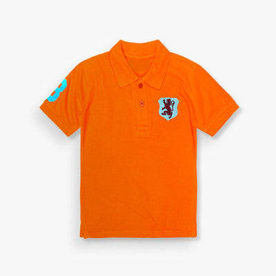 Dashing Orange Boys Polo Shirt Polo Shirt Iluvlittlepeople 9-12 Months Orange Summer
