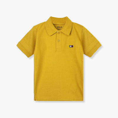 Dashing Mustard Boys Polo Shirt Polo Shirt Iluvlittlepeople 9-12 Months Mustard Summer
