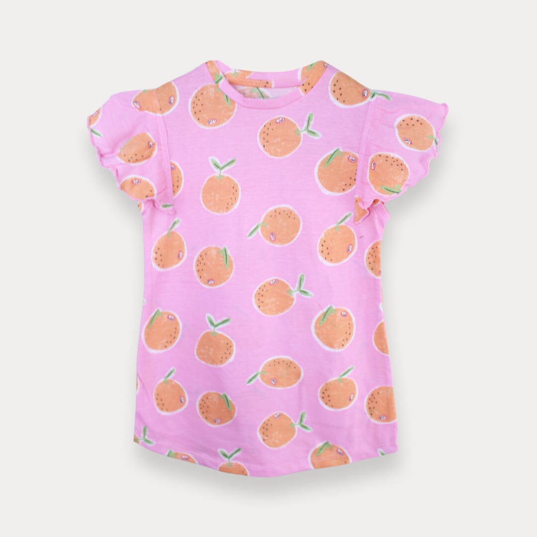 Pink Themed Decent Girls T-Shirt T-Shirt Iluvlittlepeople 18-24 Months Grey Summer