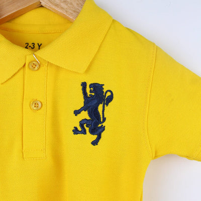 Dashing Yellow Themed Boys Polo Shirt Polo Shirt Iluvlittlepeople 