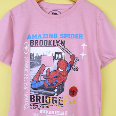 Pink Themed Decent Boys T-Shirt T-Shirt Iluvlittlepeople 