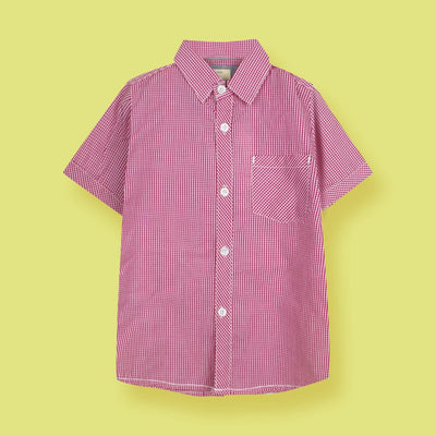 Decent Pink Themed Stylish Boys Casual Shirt Casual Shirt Iluvlittlepeople 9-12 Months Pink Summer