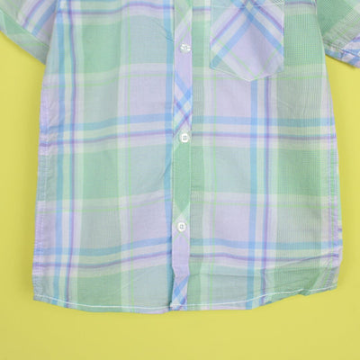 Decent Aqua Themed Stylish Boys Casual Shirt Casual Shirt Iluvlittlepeople 