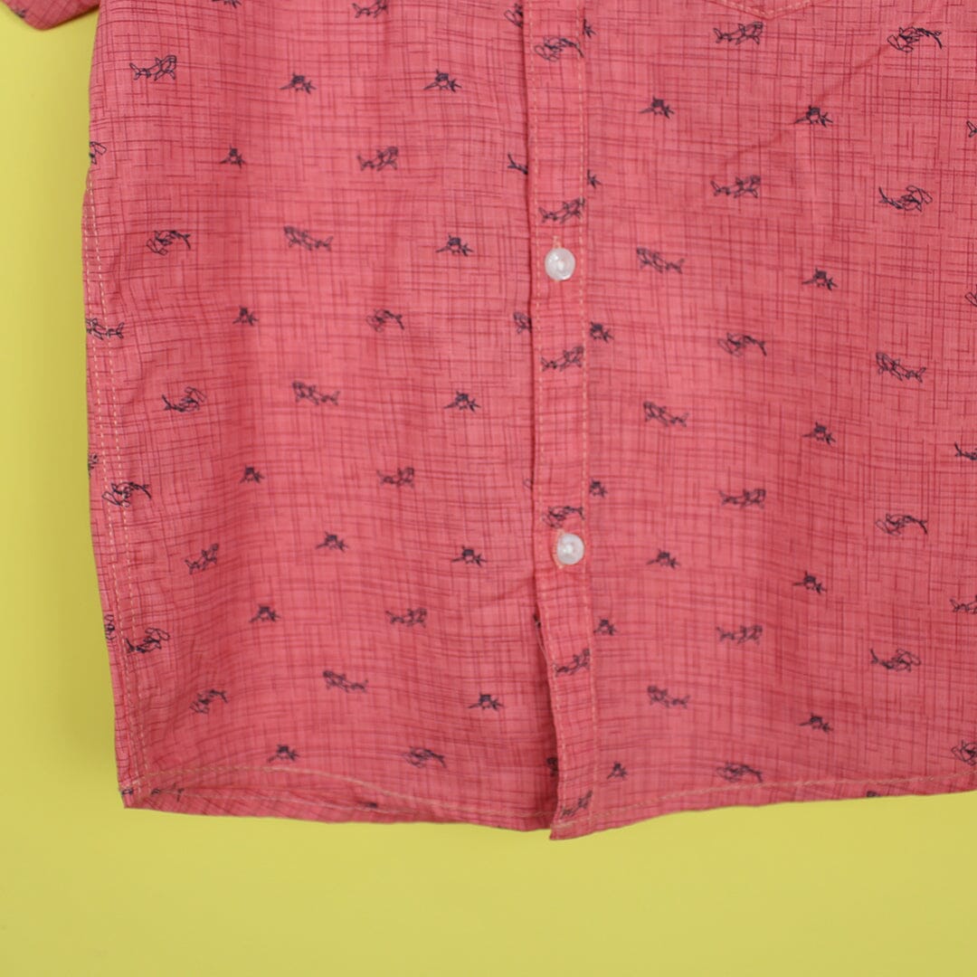 Decent Pink Themed Stylish Boys Casual Shirt Casual Shirt Iluvlittlepeople 