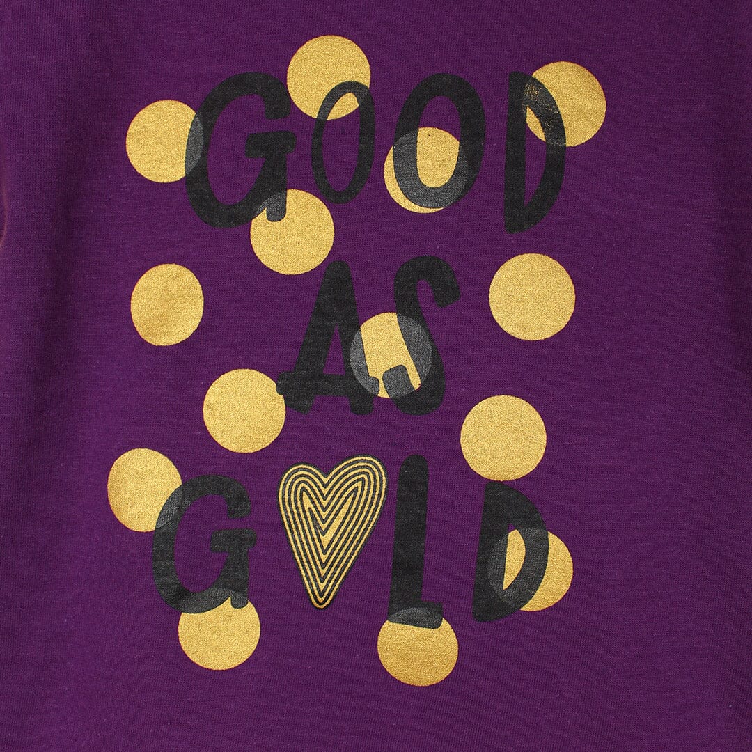 Purple Themed Decent Girls T-Shirt T-Shirt Iluvlittlepeople 