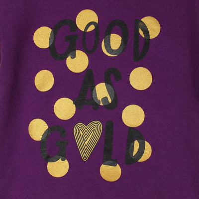 Purple Themed Decent Girls T-Shirt T-Shirt Iluvlittlepeople 