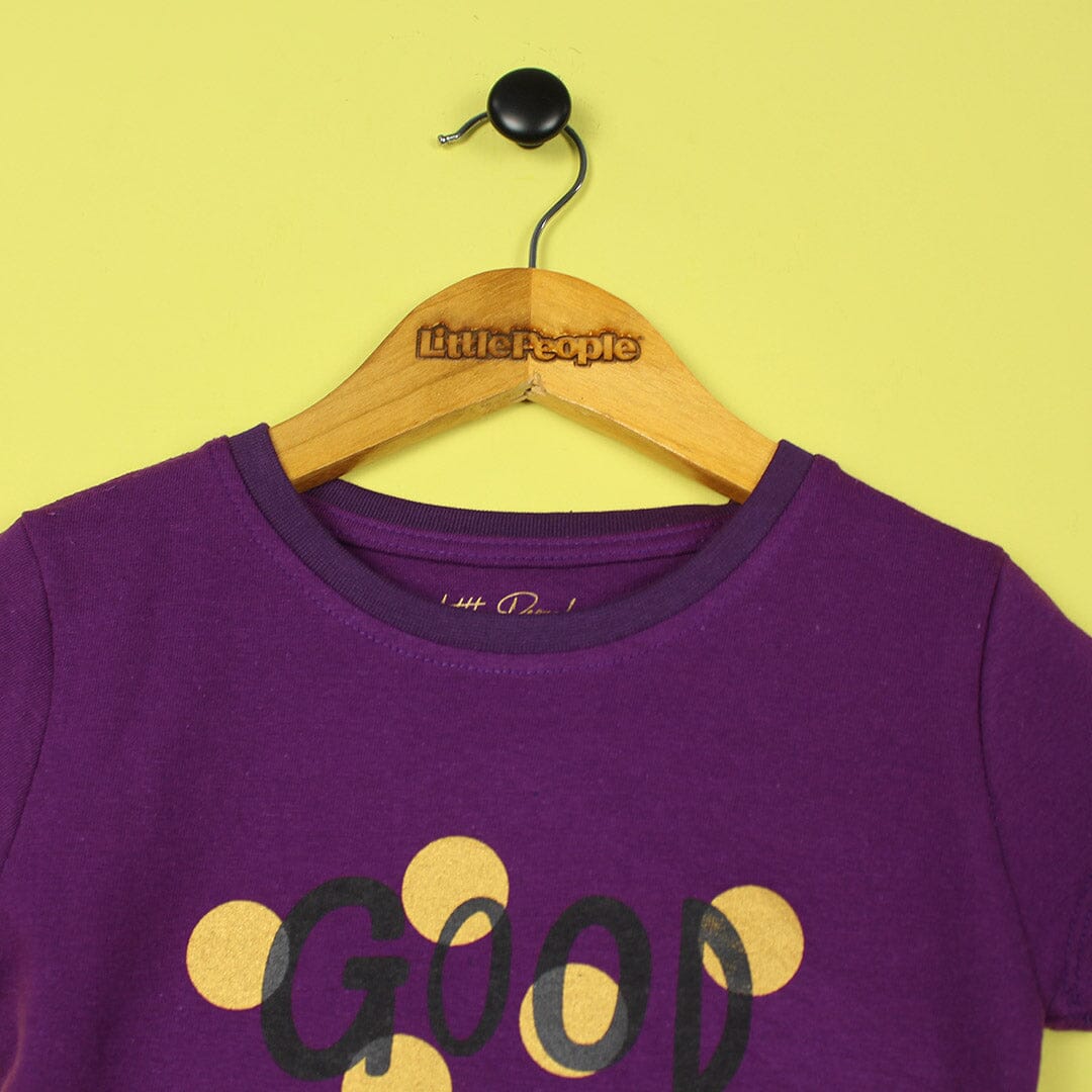 Purple Themed Decent Girls T-Shirt T-Shirt Iluvlittlepeople 