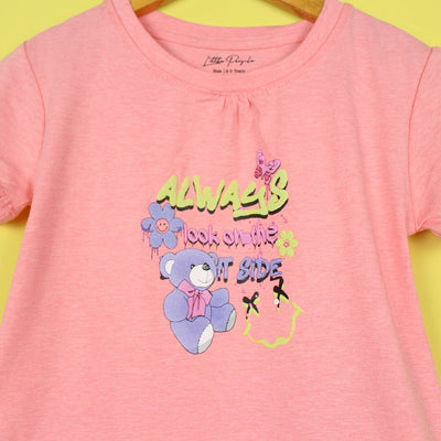 Attractive Pink Themed Girls T-Shirt T-Shirt Iluvlittlepeople 