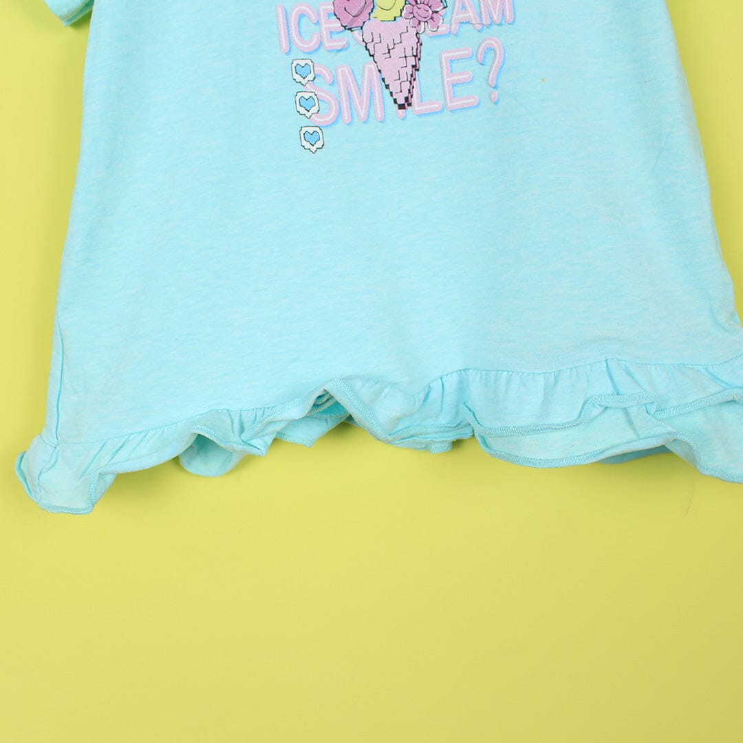 Attractive Blue Themed Girls T-Shirt T-Shirt Iluvlittlepeople 