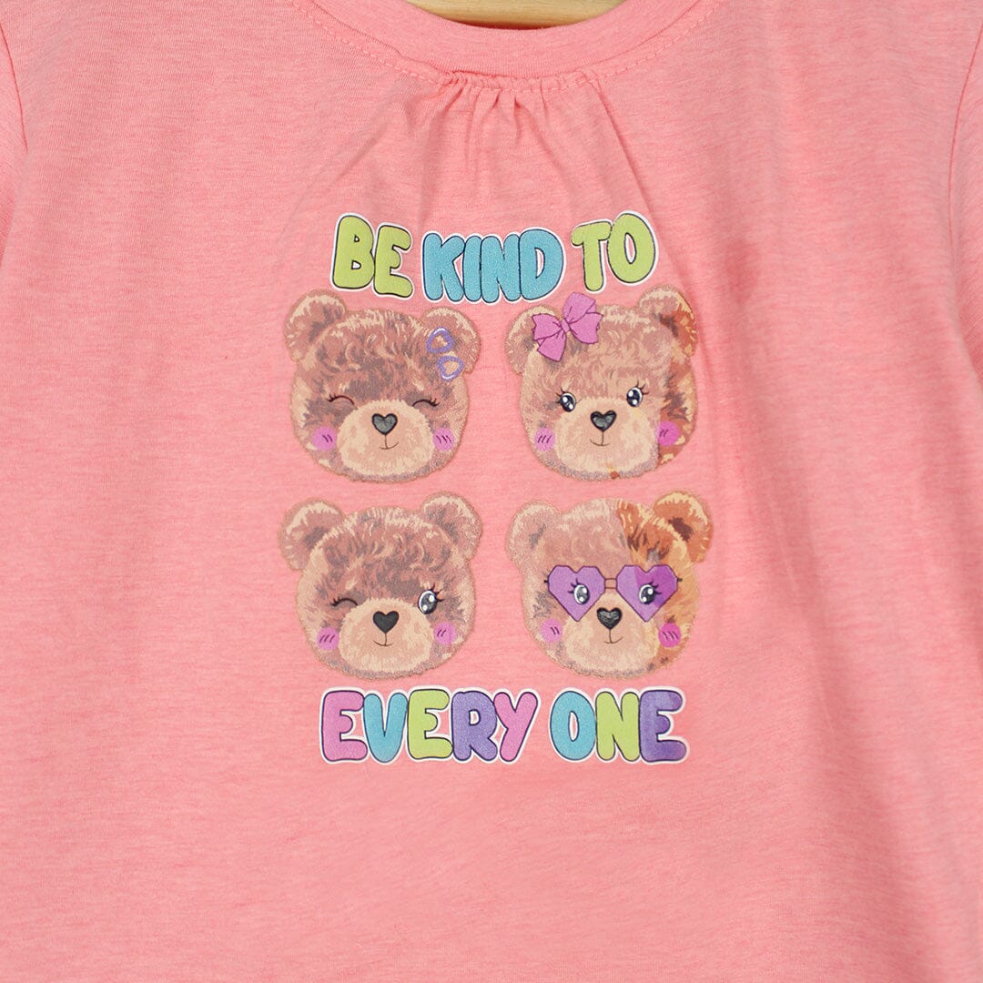 Attractive Pink Themed Girls T-Shirt T-Shirt Iluvlittlepeople 