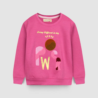 Attractive Pink Themed Girls Sweatshirt Sweatshirt Iluvlittlepeople 6-9 Months Pink Winter